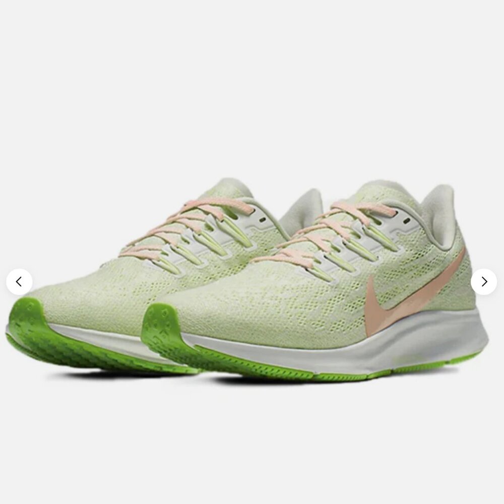 New NIKE Pegasus 36 Air Zoom Womens 8 US 39 AQ2210-002 Phantom/Bio Beige